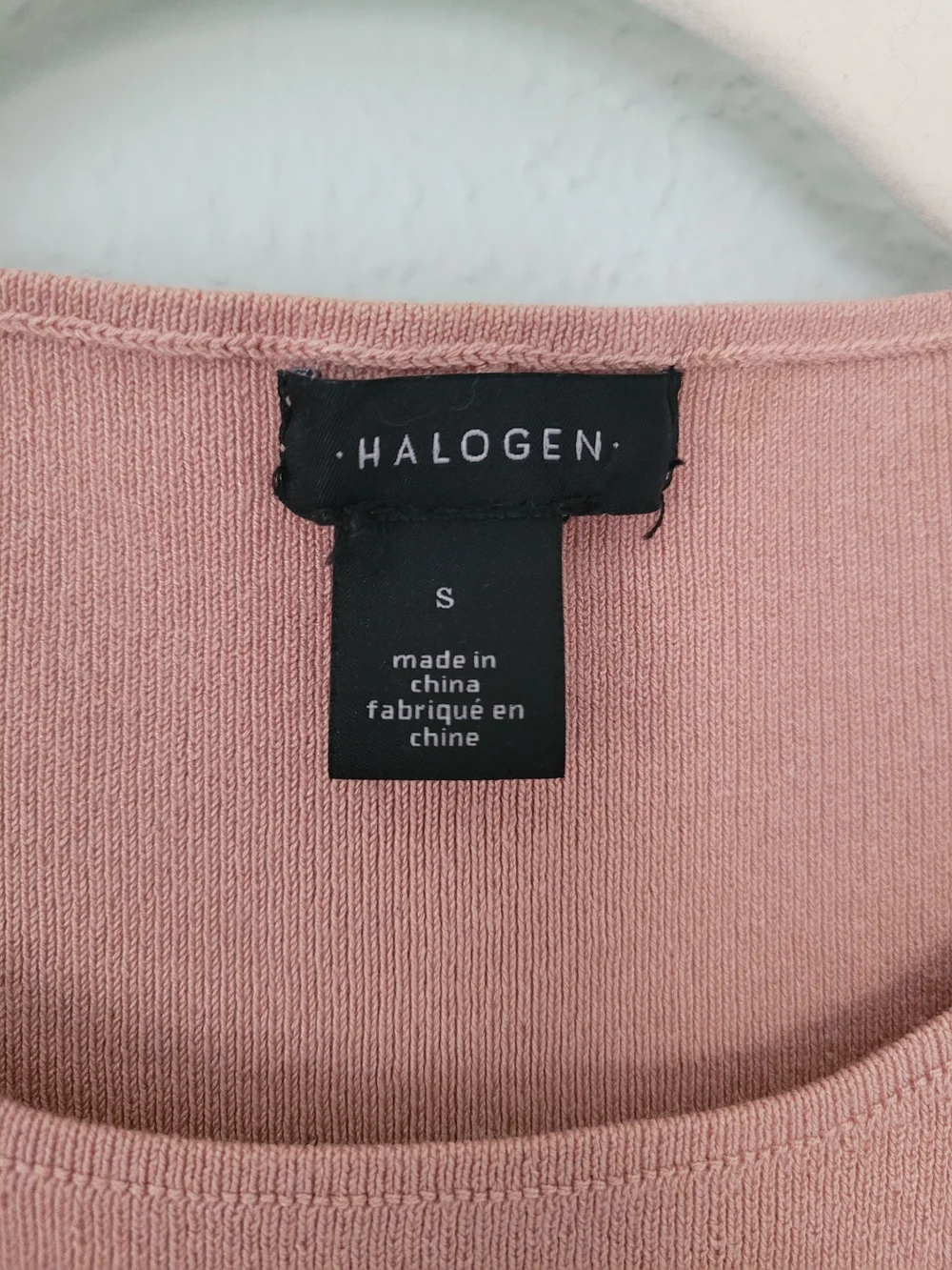 Short Sleeve Crewneck Top in Dusty Rose - Halogen - Picture 3 of 3